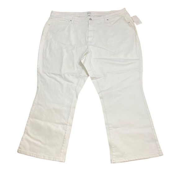 A New Day Creamy White Bootcut Jeans, Size 22W, NWT - Picture 1 of 9